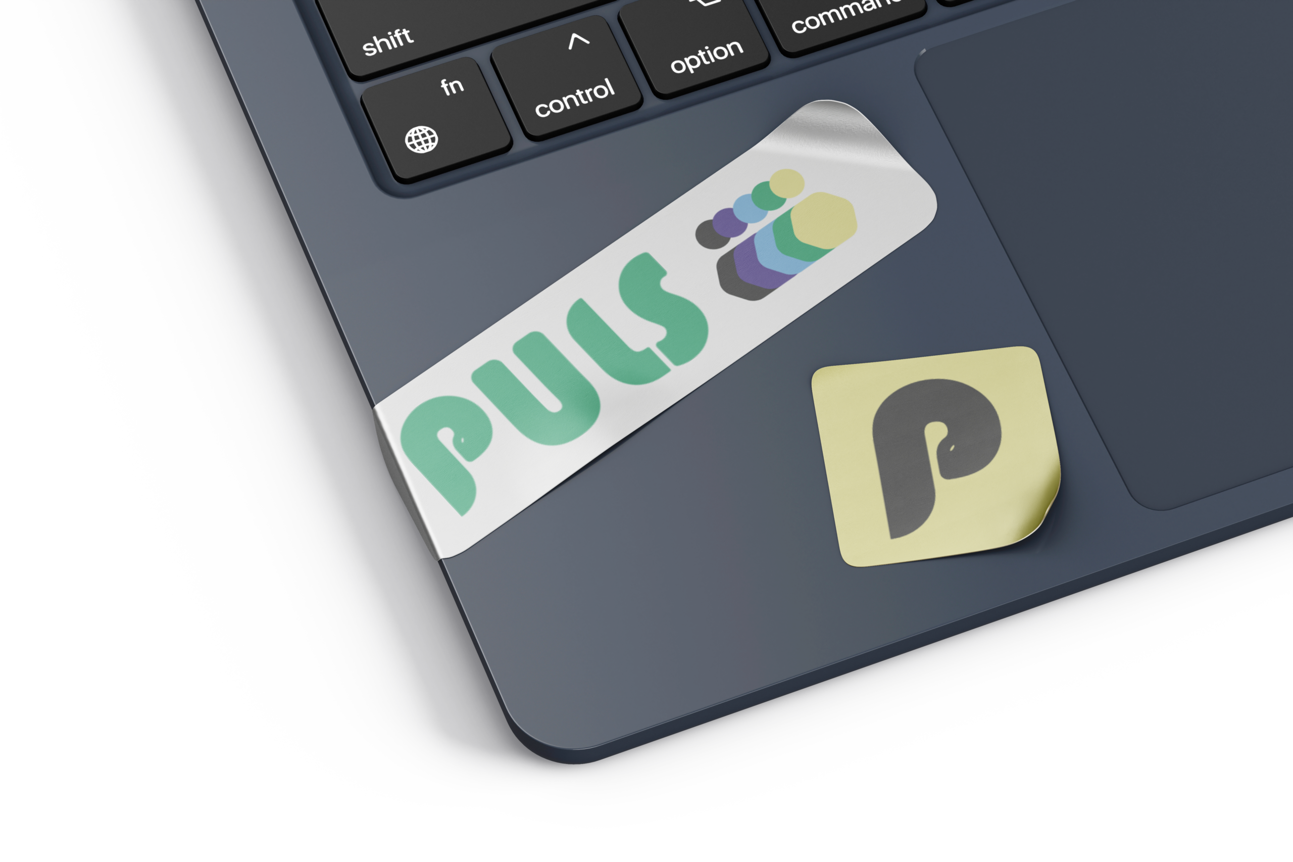 Stickers On Macbook Air Mockup