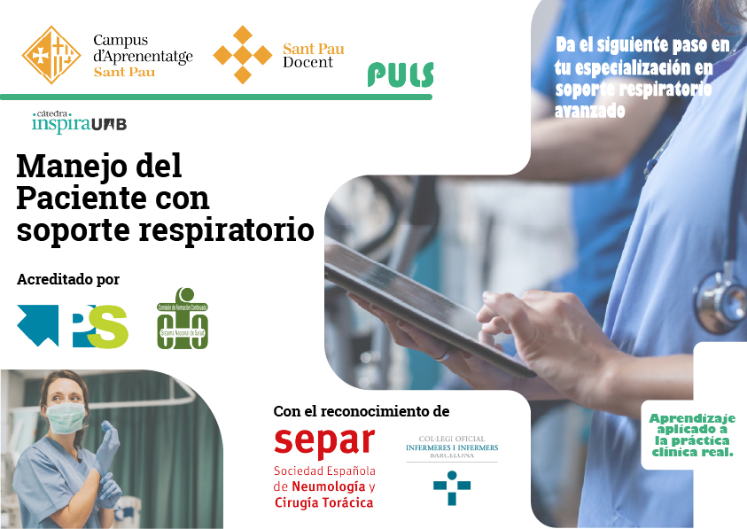 Banner 2026 Curso Manejo del Paciente con Soporte Respiratorio Catálogo PULS