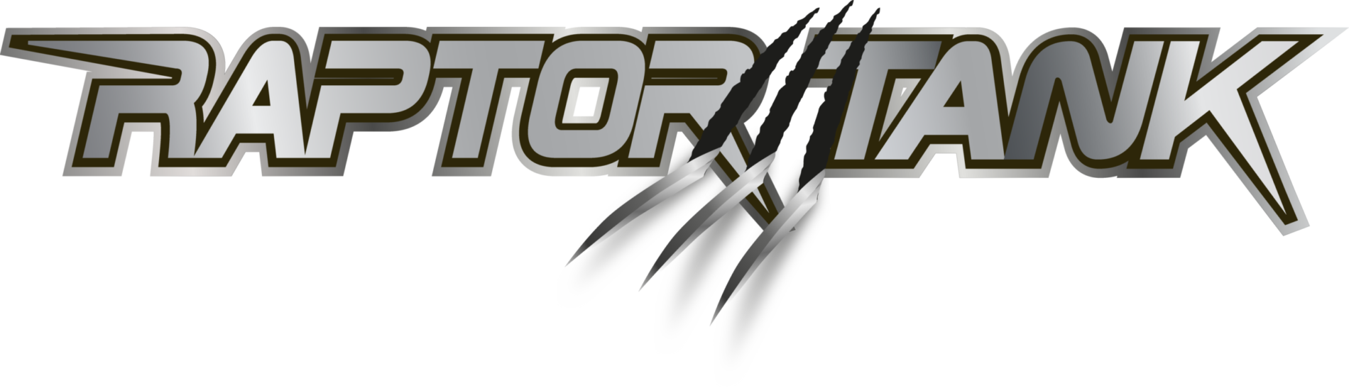 Diseño de logotipo Raptor Tank como parte de la identidad visual para marca de ocio y experiencias